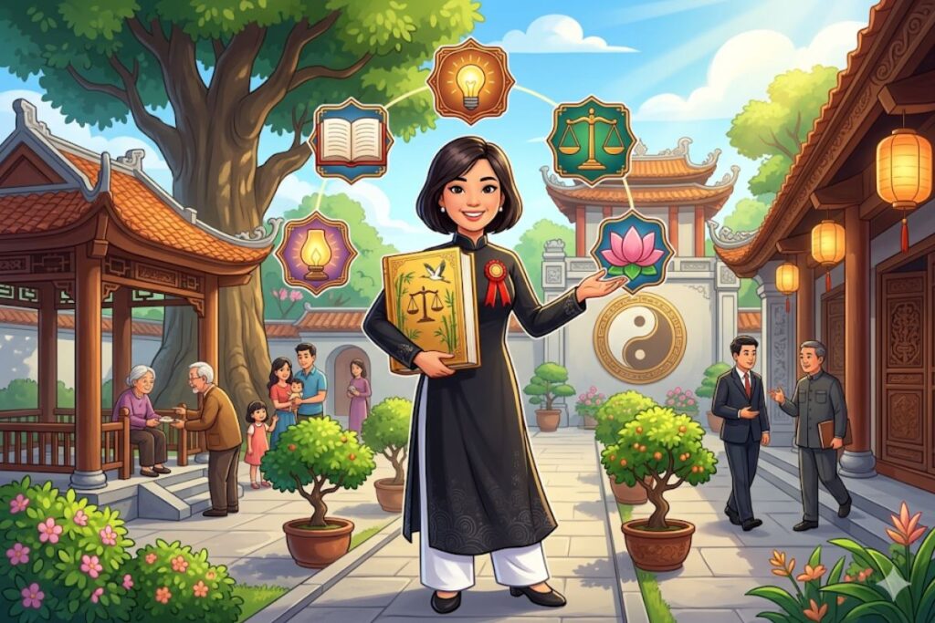 Bo quy tac dao duc va ung xu nghe nghiep Luat su Viet Nam moi nhat