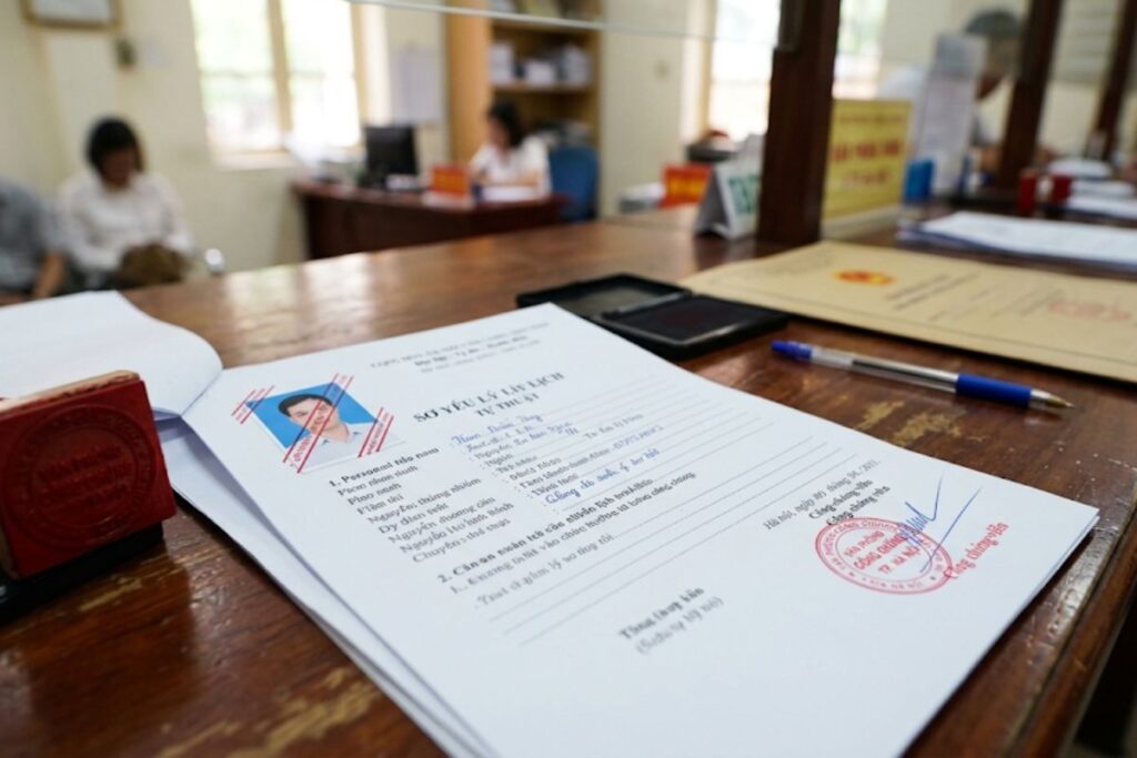 Cong chung so yeu ly lich o dau Nhieu nguoi van lam sai cho